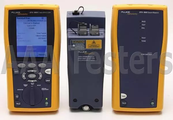 Fluke DTX-1800-MSO DTX-1800-MS Cat6 Fiber OTDR DTX-1800 DTX-SFM2 DTX-MFM2
