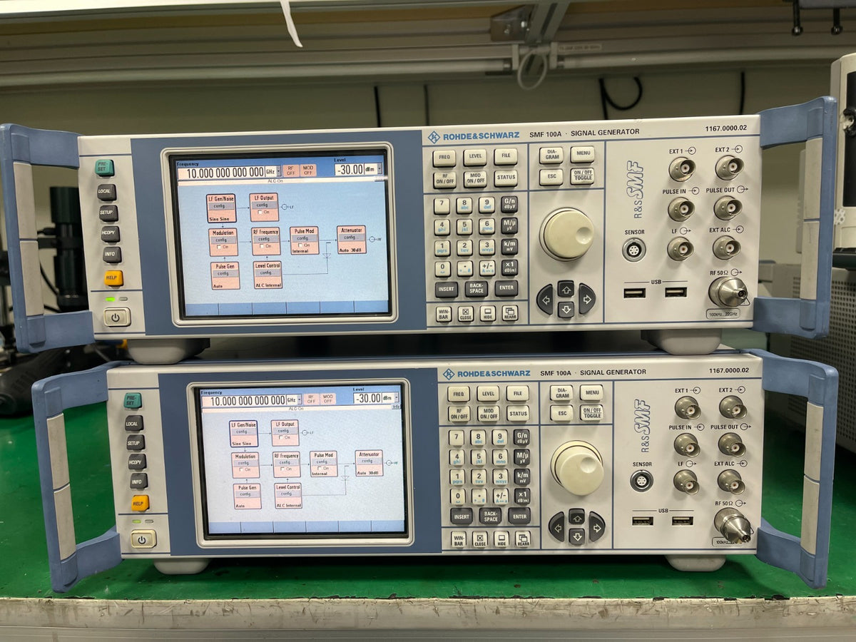 Rohde &amp; Schwarz SMF100A microwave signal generator 100KHz-22GHz