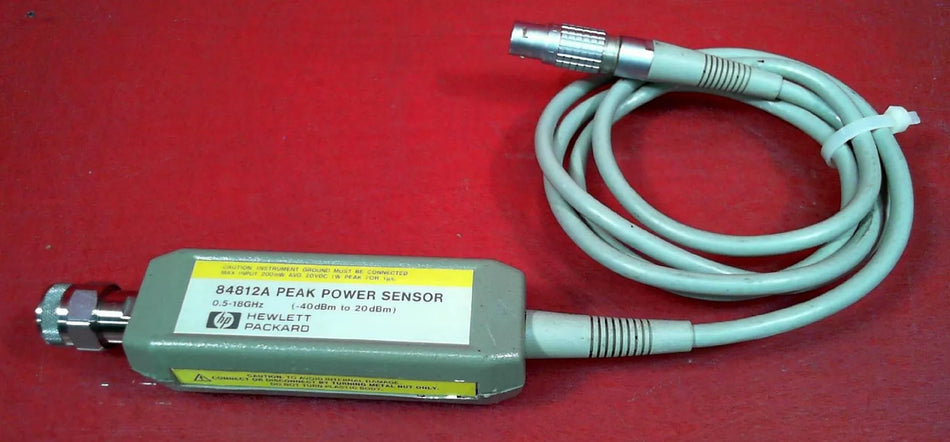 HP - Agilent - Keysight 84812A Peak Power Sensor, 500 MHz to 18 GHz 3318A01725