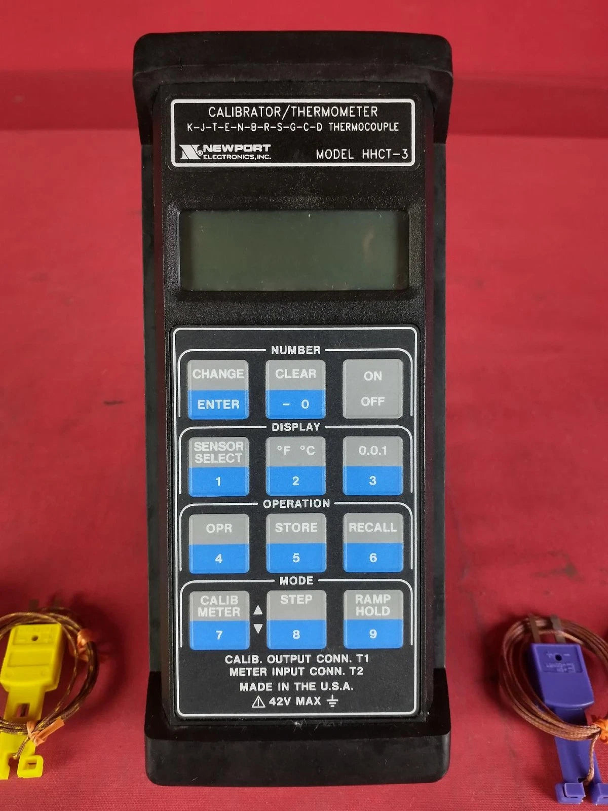 Newport HHCT-3 T165100 Thermocouple Calibrator Thermometer