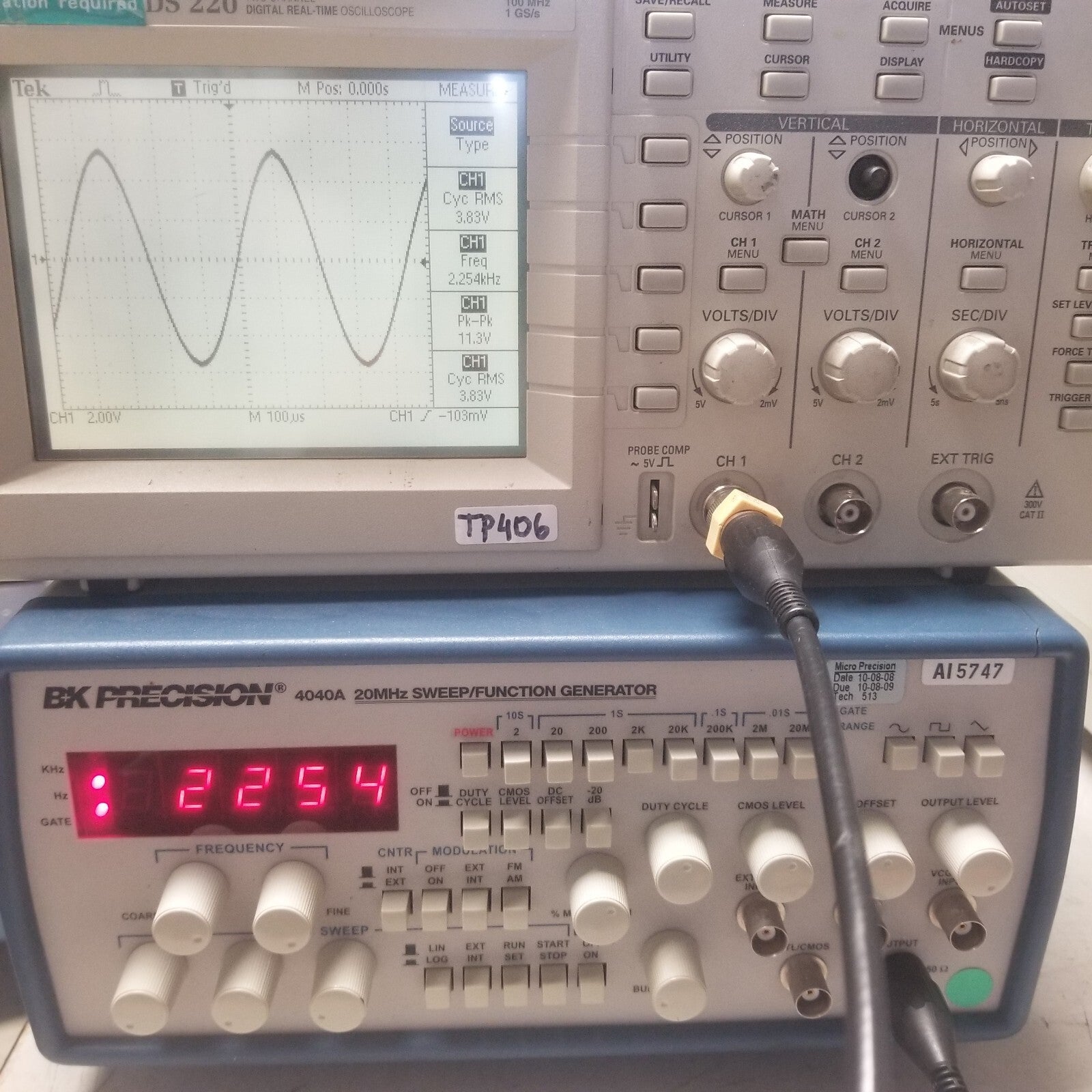 BK Precision 4040A 20 MHz Sweep Function Generator