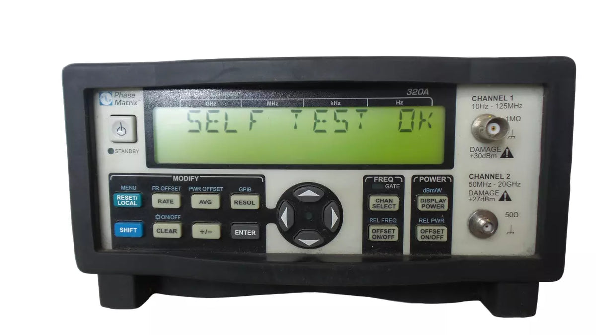 Phase Matrix 320A Counter 20 GHz - High Precision Frequency Measurement