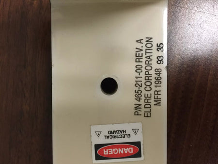 Eldre Corp P/N 465-211-00 Bus Bar for Electrical Wiring Connections
