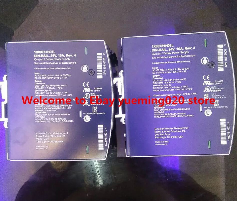 1 pcs Emerson 1X00781H01L 10A power supply