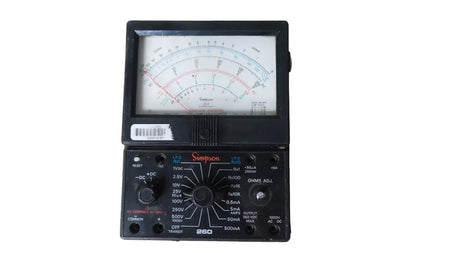 Simpson 260 Series 6XLP Multimeter - Reliable Testing Tool