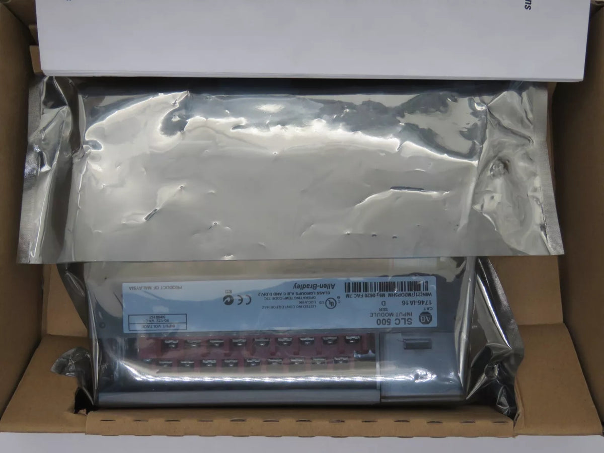 Allen-Bradley 1746-IA16 Digital Input Module SLC 500 SER D 110-120 VAC - NEW