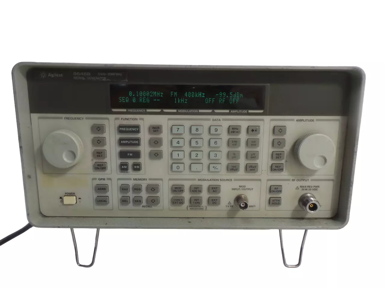 HP Agilent 8648B 9 kHz-2000 MHz Synthesized Signal Generator