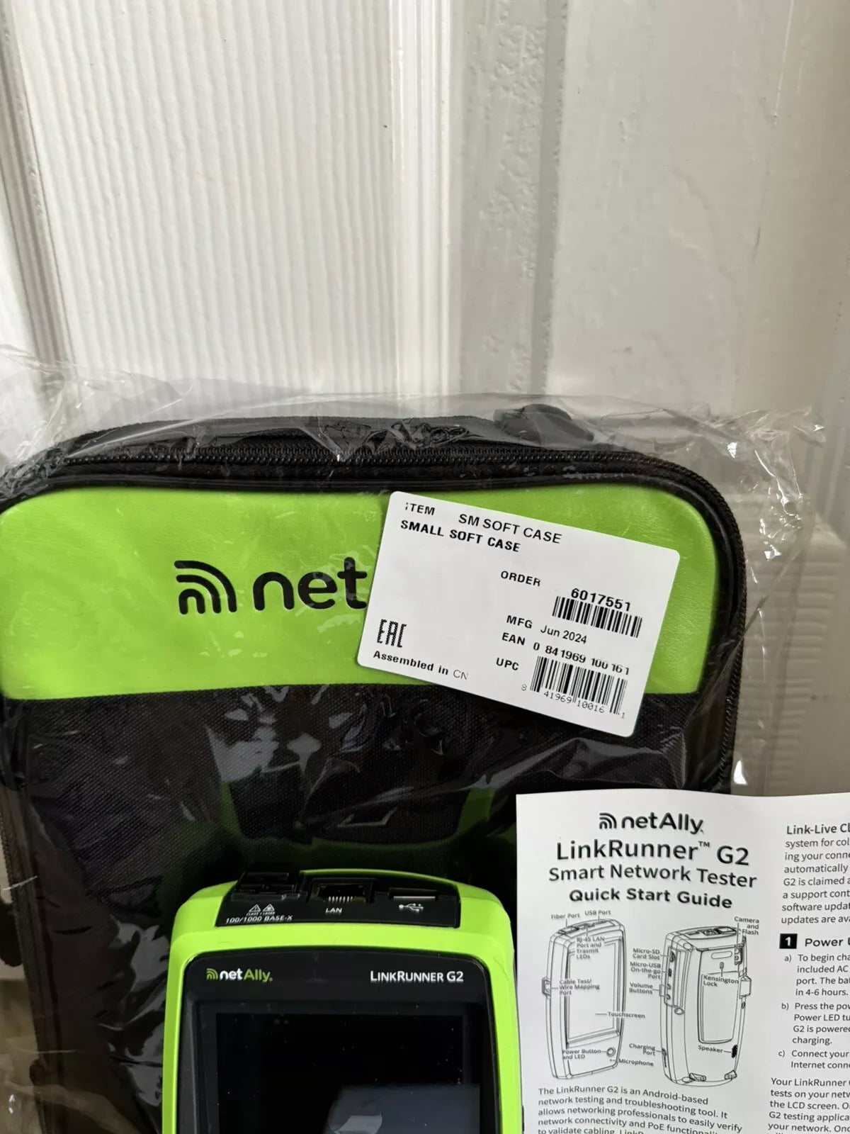 NetAlly LinkRunner G2 Smart Ethernet & Network Testing Device LR-G2 (MFG2024)