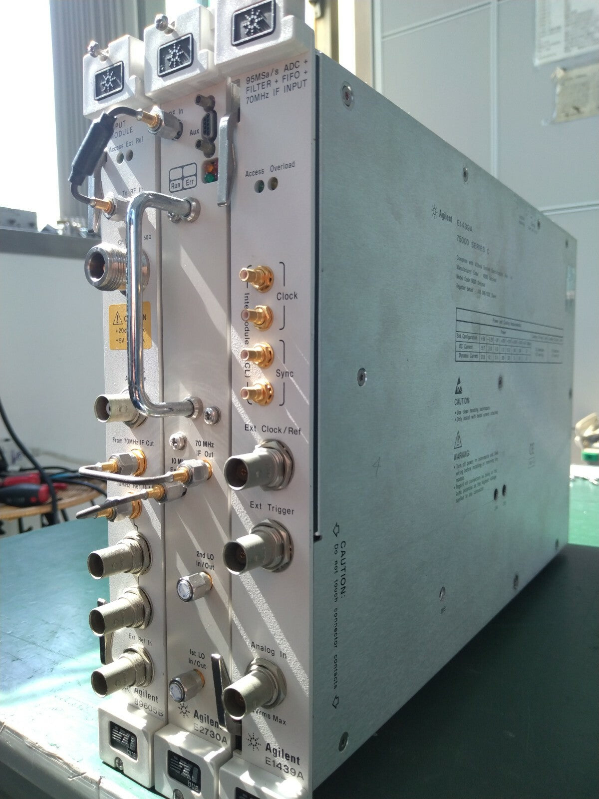 Agilent VXI E1439A , E2730A , 89605B modules ONE LOT for E8408A VXI Mainframe - XG eqpt