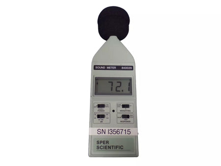 Sper Scientific 840029 Sound Meter - High Accuracy Noise Level Measurement