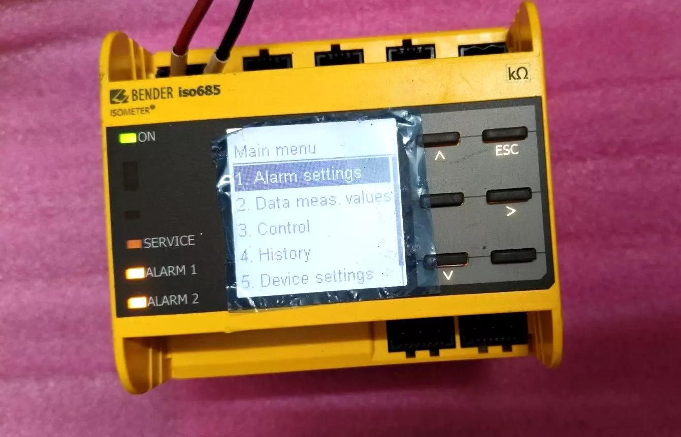 BENDER ISO685-D Isometer Digital Ground Fault Monitor/Detector ISO685W-D