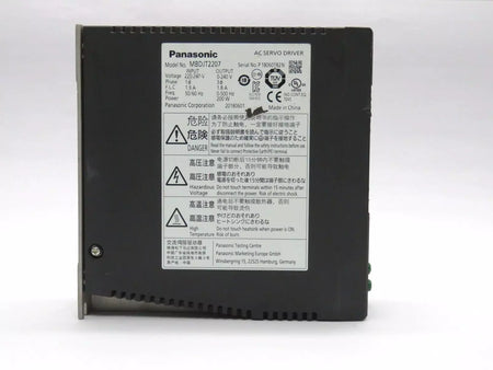Panasonic MBDJT2207 AC Servo Drive 220 - 240 VAC