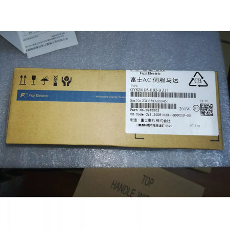 One FUJI GYS201D5-HB2-Z17 Servo Motor GYS201D5HB2Z17