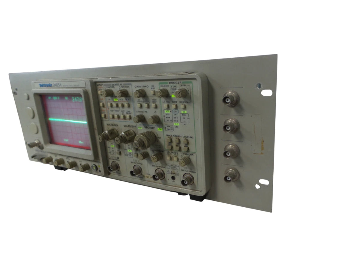 Tektronix 2465A 350 MHz 4-Channel Oscilloscope - Free Shipping