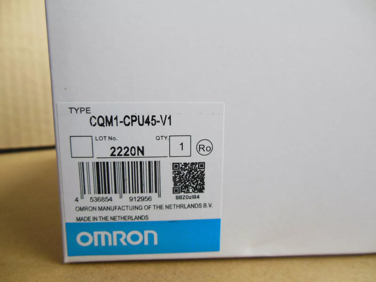 OMRON CQM1-CPU45-V1 PLC Module - New in Box, Expedited Shipping