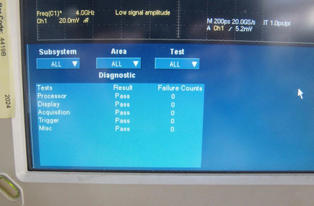 Tektronix TDS6604 Digital Storage Oscilloscope 6GHz 20GS/s