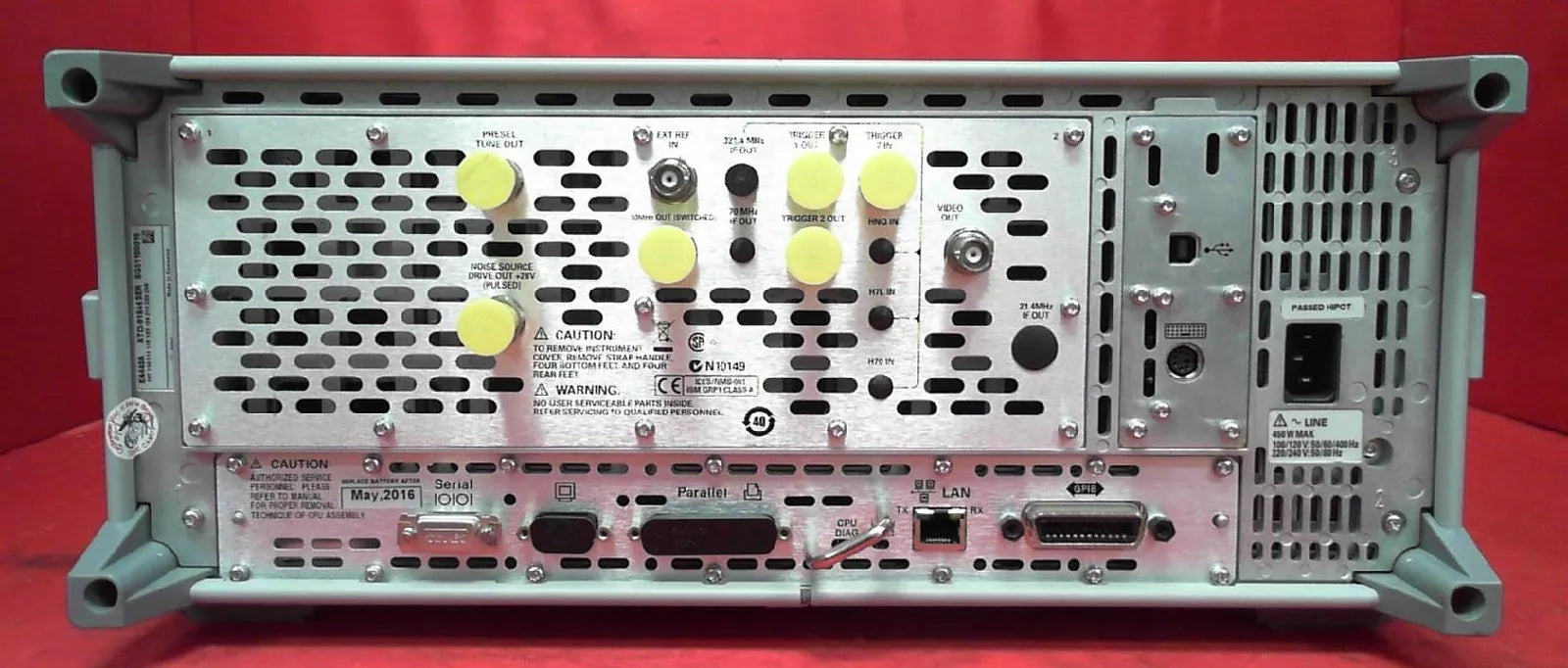 Agilent / Keysight E4448A PSA Series Spectrum Analyzer 3Hz-50GHz