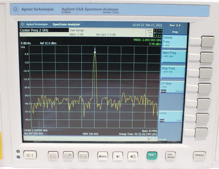 HP Agilent Keysight N1996A 100 kHz to 3 GHz CSA Spectrum Analyzer AS-IS