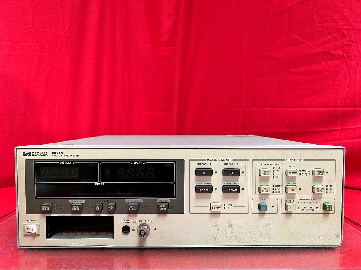 Agilent/Keysight 8508A Opt. 801 Vector Impedance Analyzer SN 3905U04927