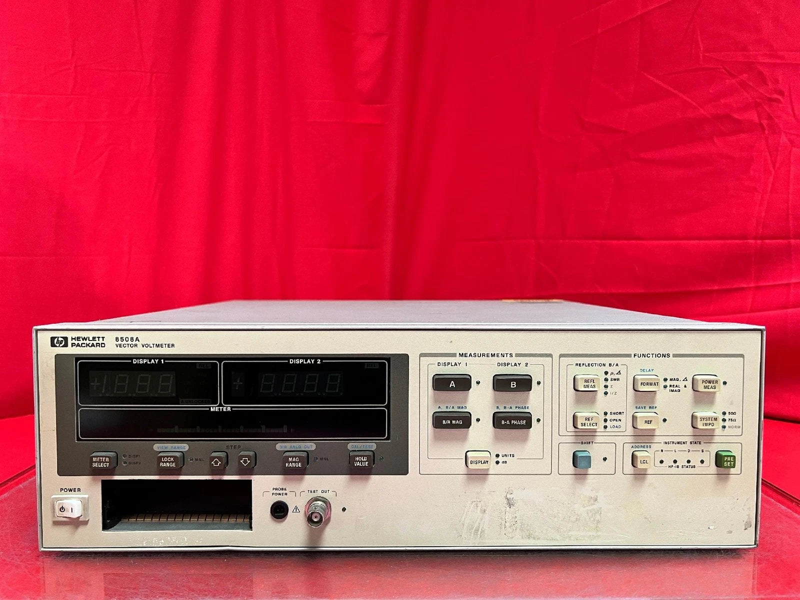 Agilent/Keysight 8508A Opt. 801 Vector Impedance Analyzer SN 3905U04927