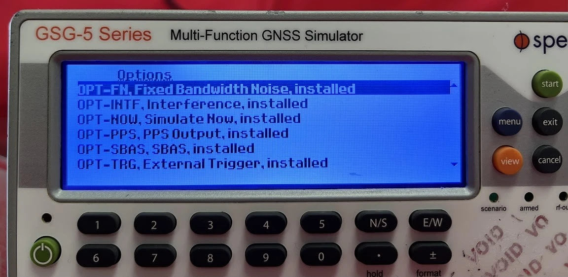 Spectracom GSG-51 Single-Channel GPS Factory Tester, SN 200708