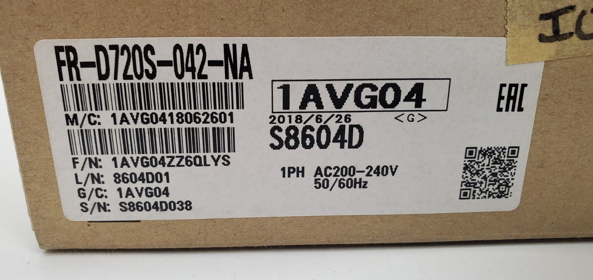 Mitsubishi FR-D720S-042-N 0.75KW AC Inverter Drive