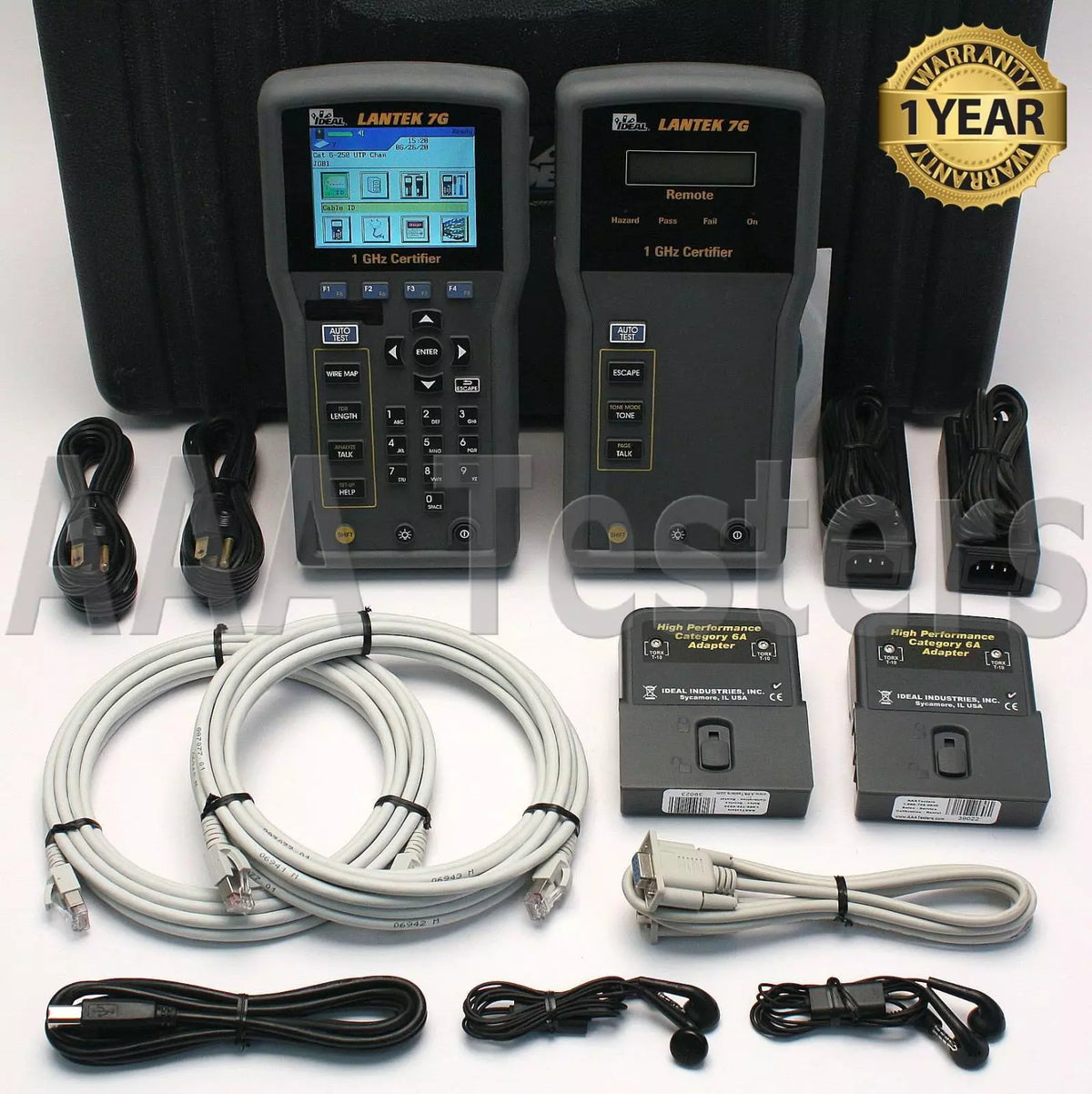 IDEAL LANTEK 7G Cat5e Cat6 Cat6a LAN Cable Certifier LANTEK 7 1GHz - XG eqpt