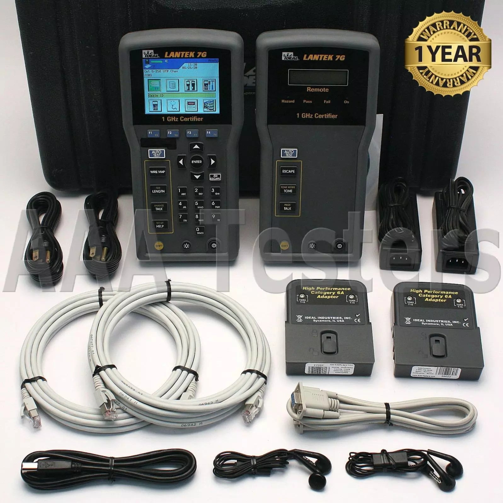 IDEAL LANTEK 7G Cat5e Cat6 Cat6a LAN Cable Certifier LANTEK 7 1GHz - XG eqpt