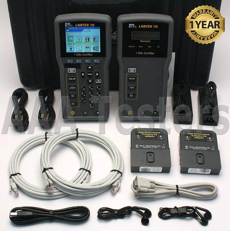 IDEAL LANTEK 7G Cat5e Cat6 Cat6a LAN Cable Certifier LANTEK 7 1GHz - XG eqpt