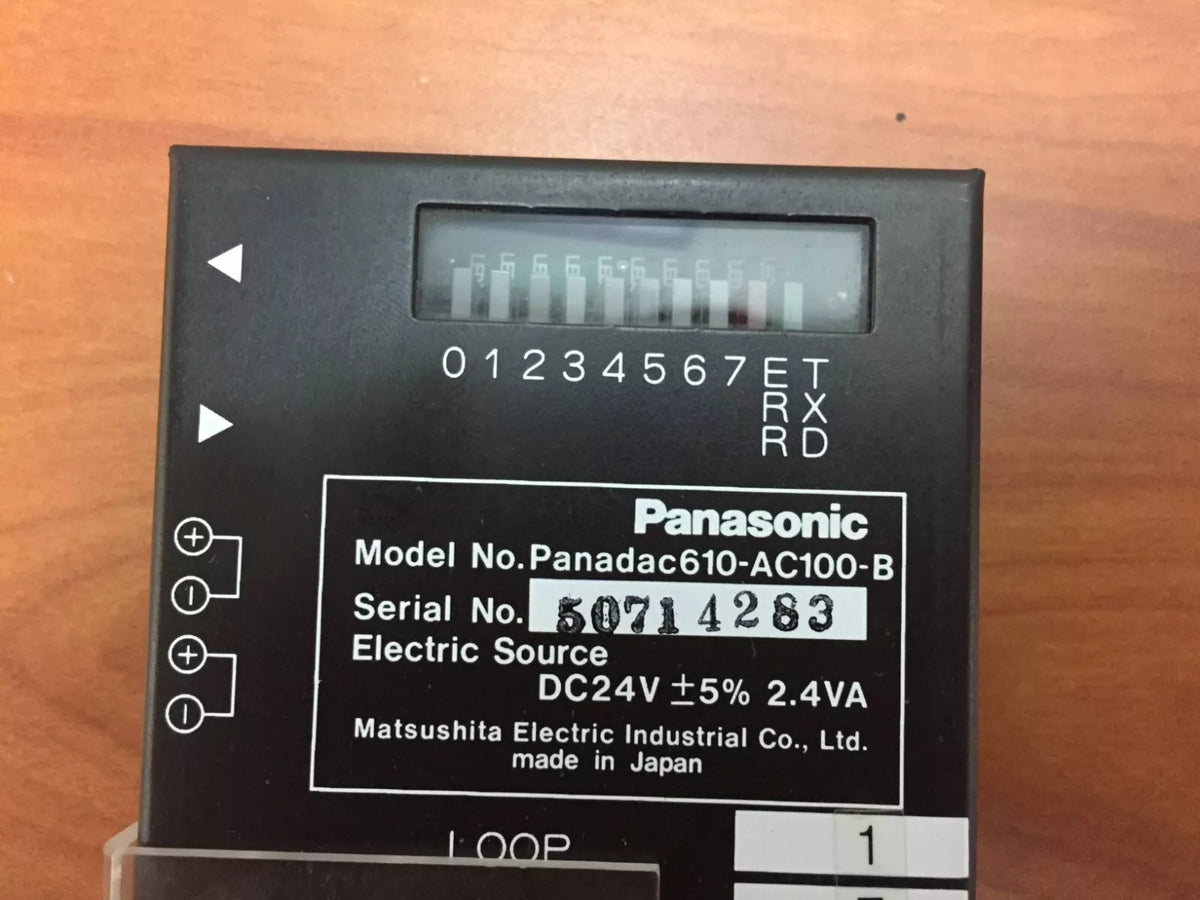 Panasonic Panadac-610-AC100-B AC 100 to 24VDC 2.4VA Power Supply