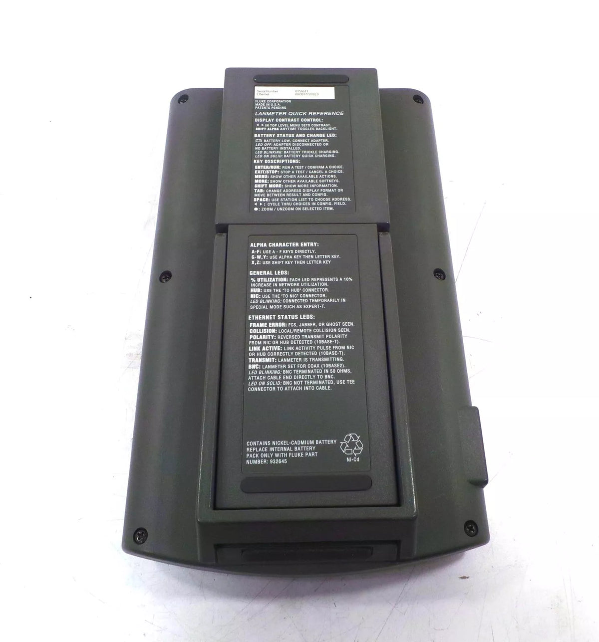 FLUKE 672 Ethernet LANmeter Network Analyzer