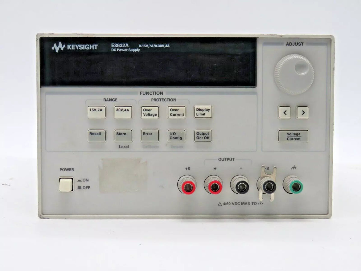 Keysight E3632A DC Power Supply 0-15V 7A for High Precision Bench Use