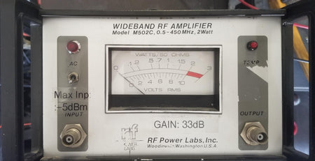 Wideband Power Amplifier - RF POWER LABS