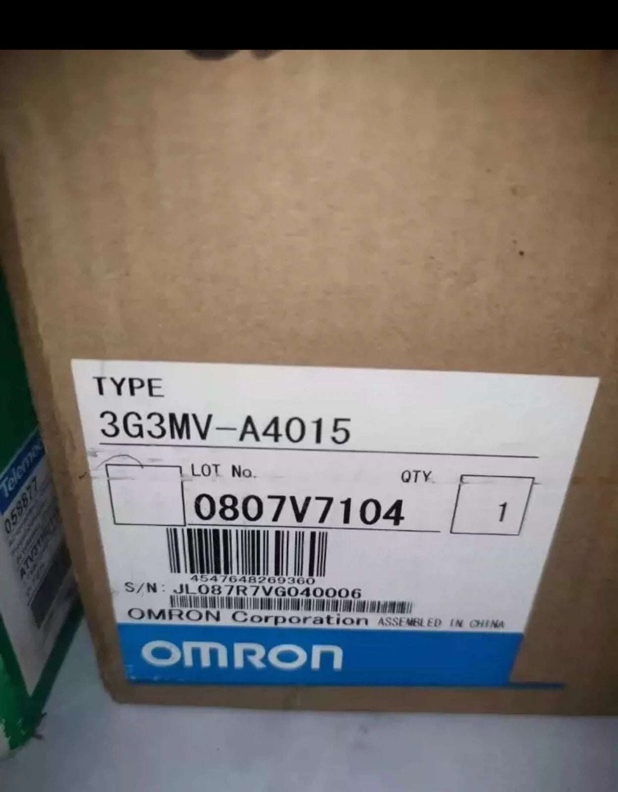 Compact 3G3MV-A4015 Inverter Drive for Efficient Motor Control