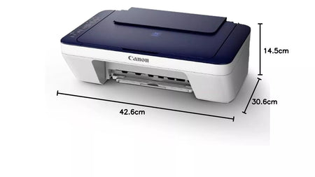 Canon Pixma E477 All-in-One Wireless Ink Efficient Colour Printer (White/Blue)