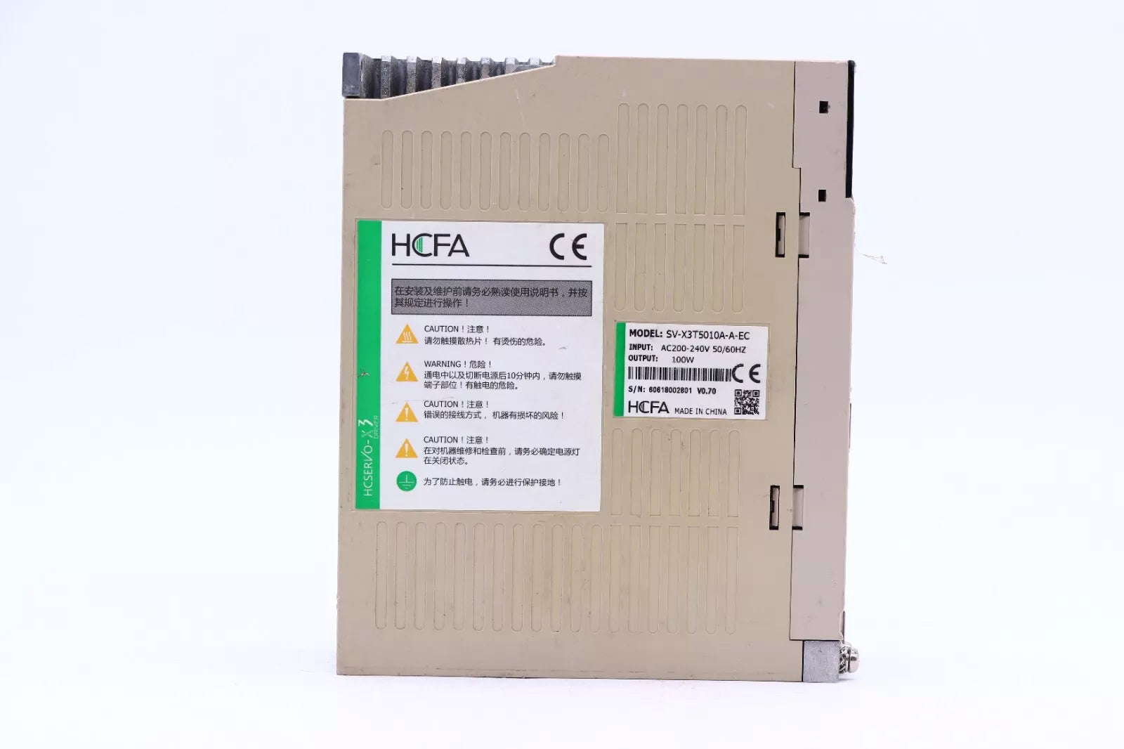 HCFA SV-X3T5075A-A-EC Servo Motor Drive SV-X3 Series