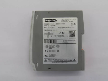 Phoenix Contact TRIO2-DIODE/12-24DC/2X10/1X20 2907380 Redundancy Module 12-24VDC