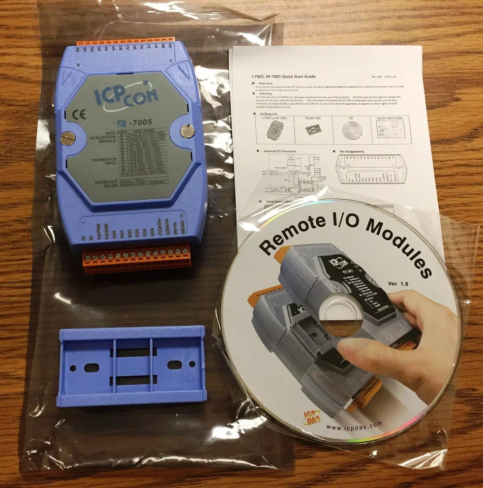 ICP I-7005 8-Channel Thermistor Input and 6-Channel Alarm Output Module