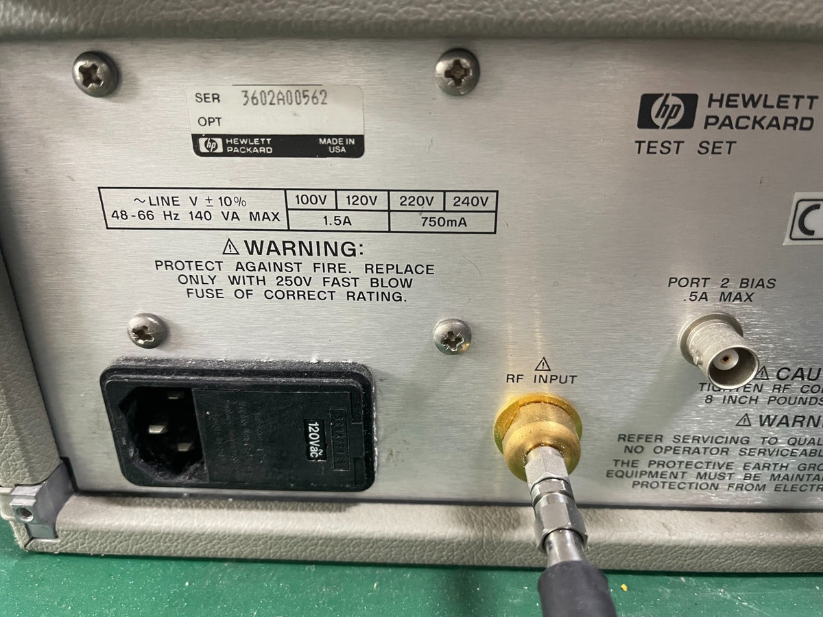HP Agilent 8517B S-Parameter Test Set for 8510C Network Analyzer _3602A00562 - XG eqpt