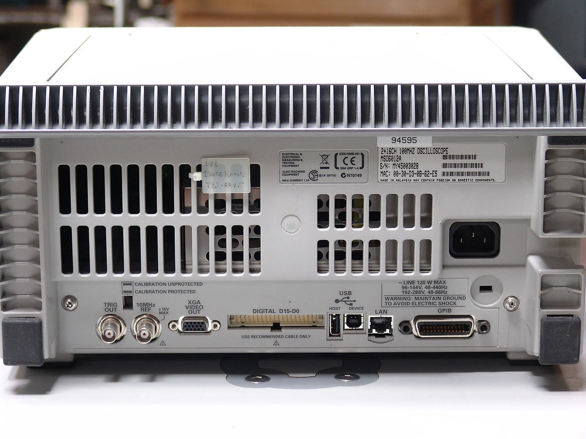 Agilent MSO6012A Mixed Signal Oscilloscope 100 MHz 2 GSa/s MSO