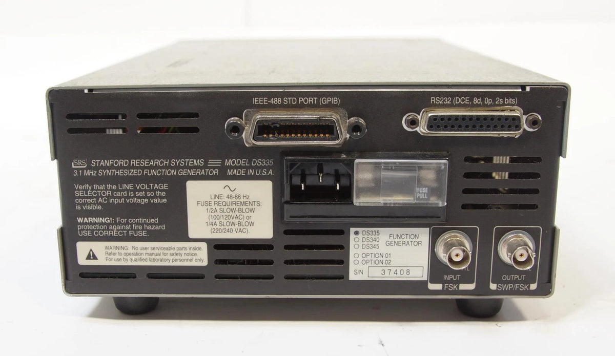 Stanford SRS DS335 3.1MHz Digital Synthesized Function Generator
