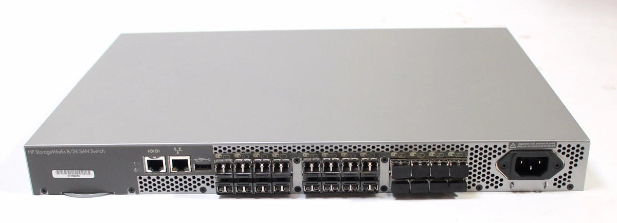 HP StorageWorks AM868A 16 Active Ports 8G SAN Switch w/ 24x AJ716A 8G SW SFPs