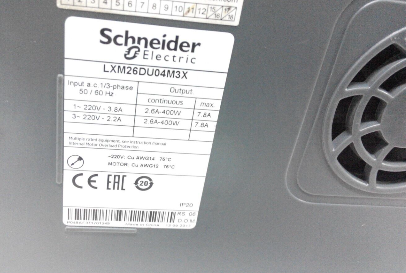 LXM26DU04M3X by Schneider Electric