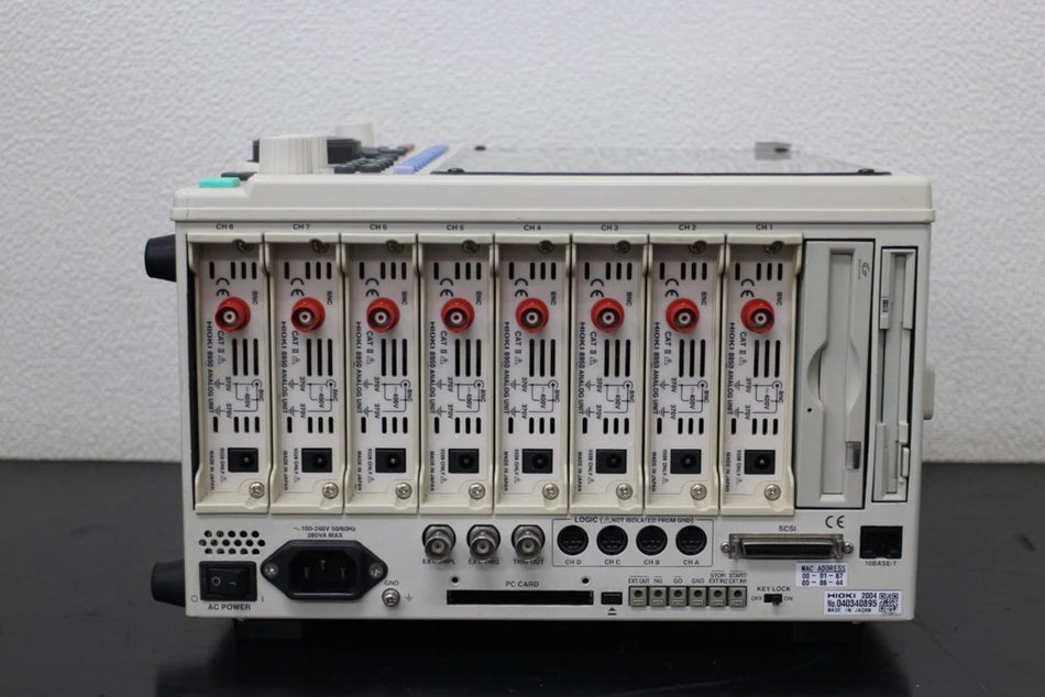 HIOKI 8855 + 8950*8 8ch 512MW 10MHz Memory Hi-Corder