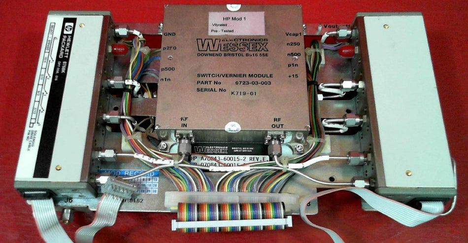 HP Agilent 8768K-008-011 SP5T Multi-Port Switch DC-26.5GHz Wessex 6003-03-001