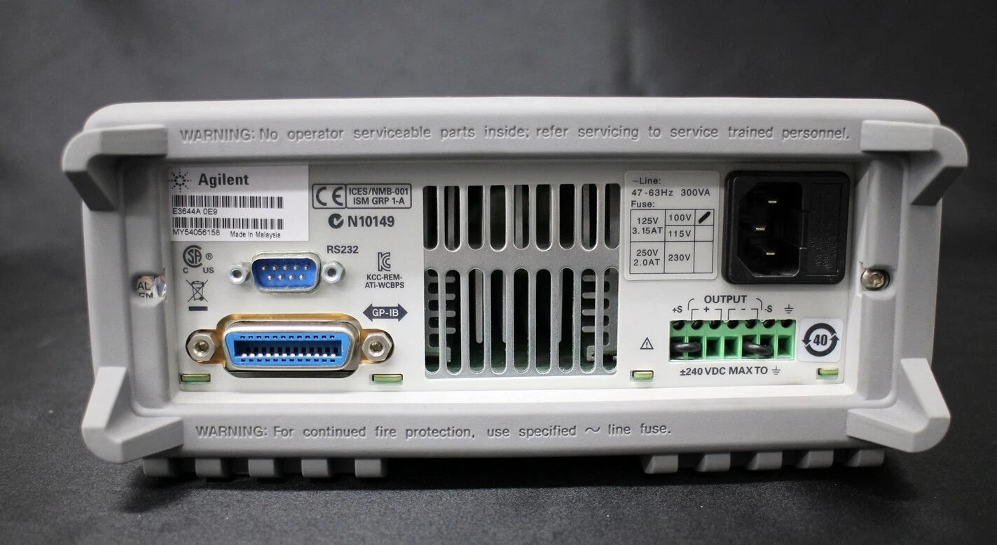Agilent E3644A 8V 8A / 20V 4A DC Power Supply