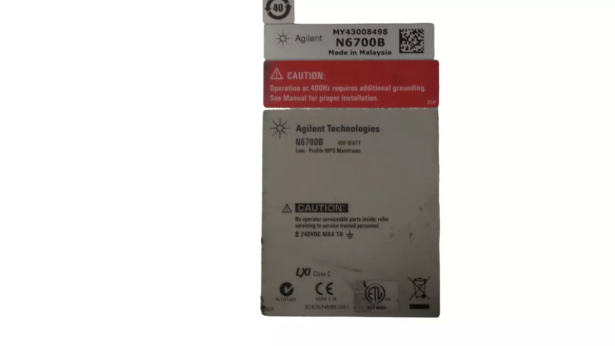 Agilent Technologies N6700B 400 Watt Power Supply