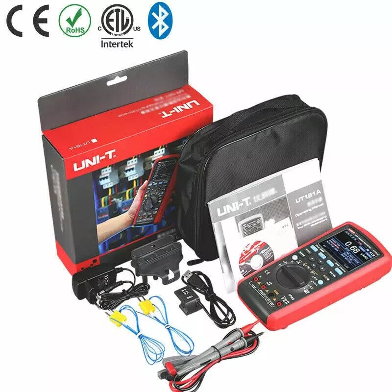 UNI-T UT181A True RMS Datalogging LCD Digital Multimeter Auto Range 60000 Count