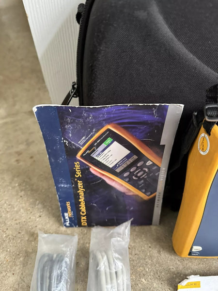 Fluke Networks DTX-1800 Cat6 Cat6a Cable Tester Analyzer Kit
