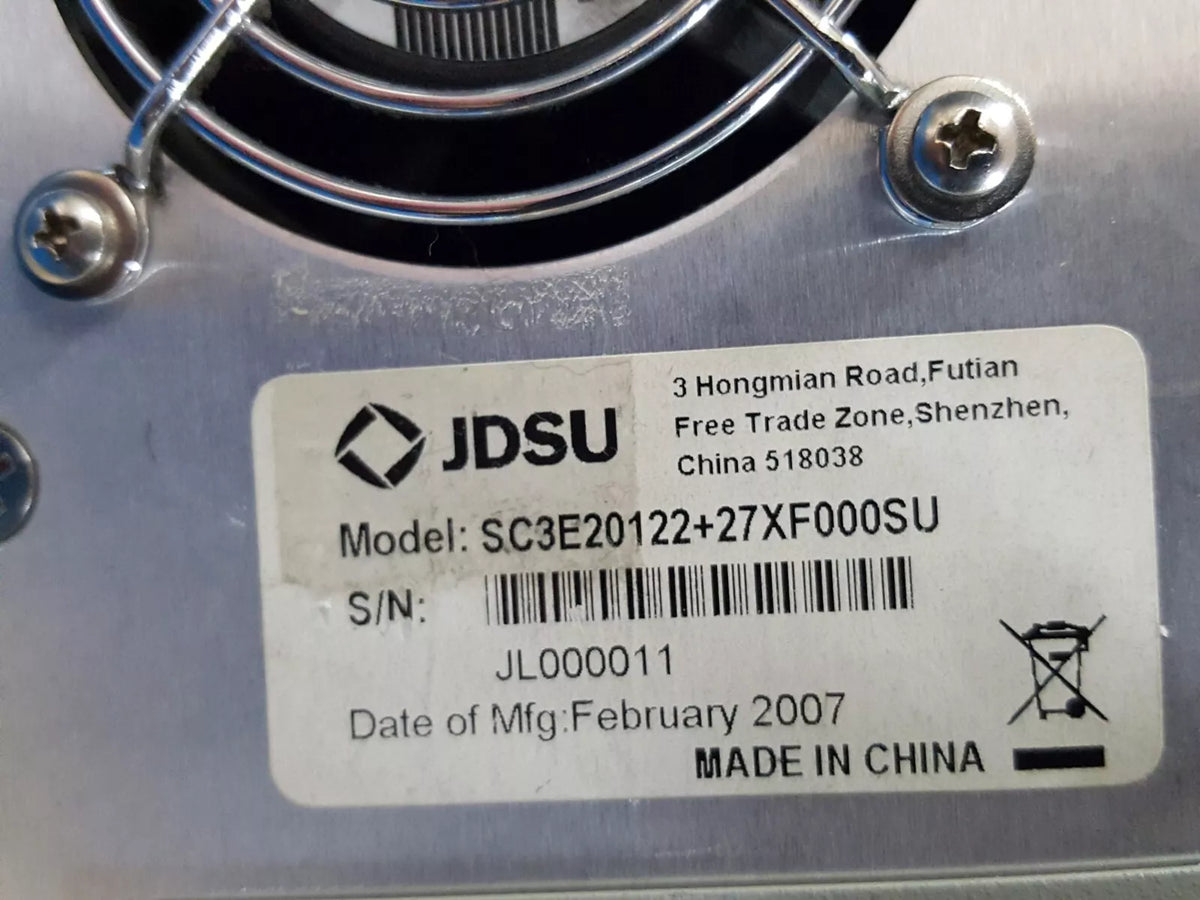 JDSU SC3E20122+27XF000SU SC Series Fiberoptic Switch (0011)